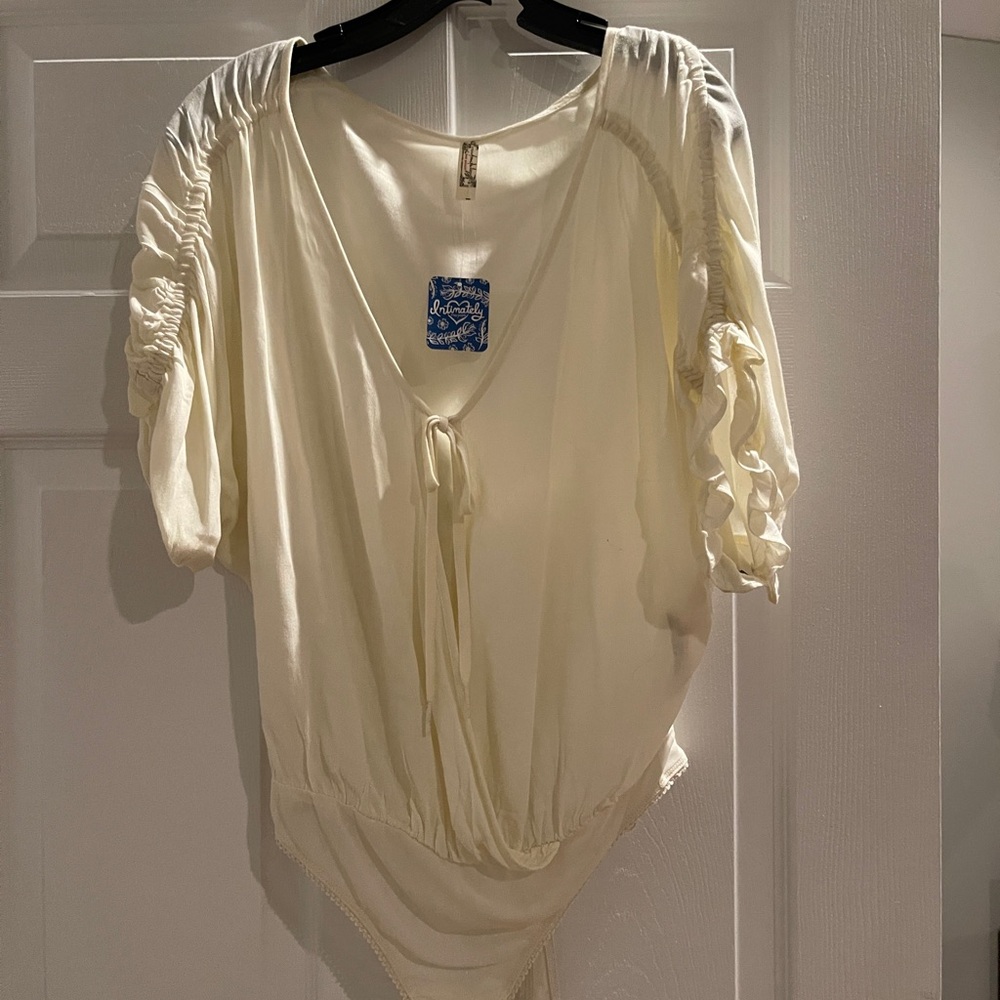Free people bodysuit blouse